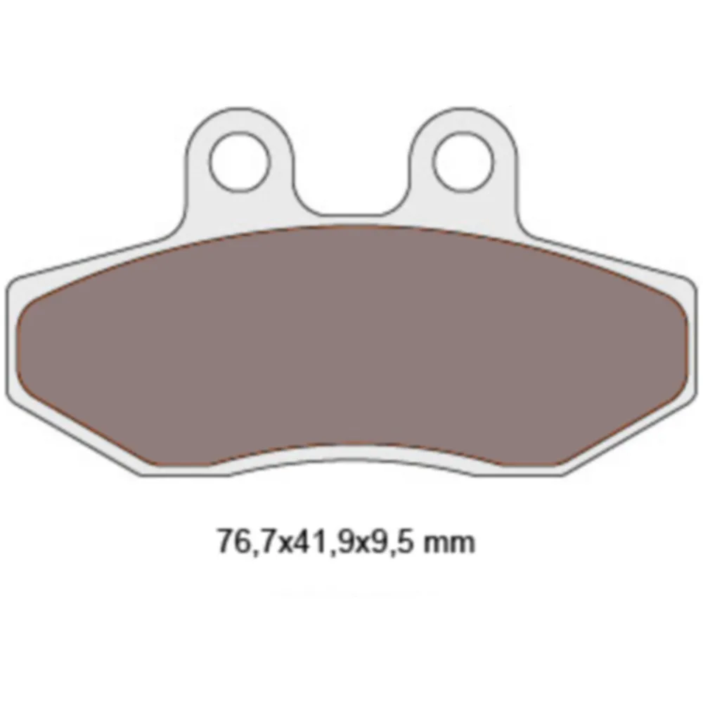 brake pads organic for Yamaha Cygnus, MBK Flame 34580_1