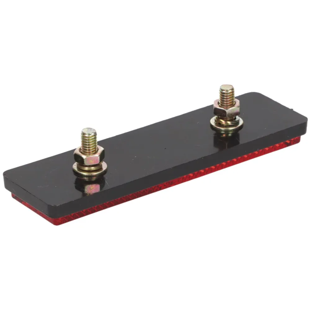 reflector 94x28mm red color, M5 screwable 37432_1