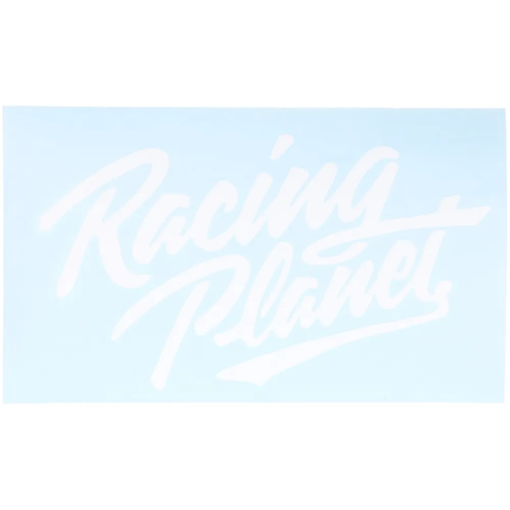 Aufkleber Racing Planet 200x115mm weiß 38876_1