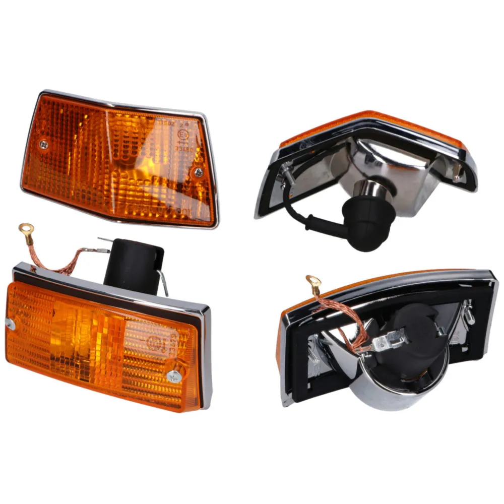 Blinker Set komplett vorn und hinten, orange für Vespa PX 12_1