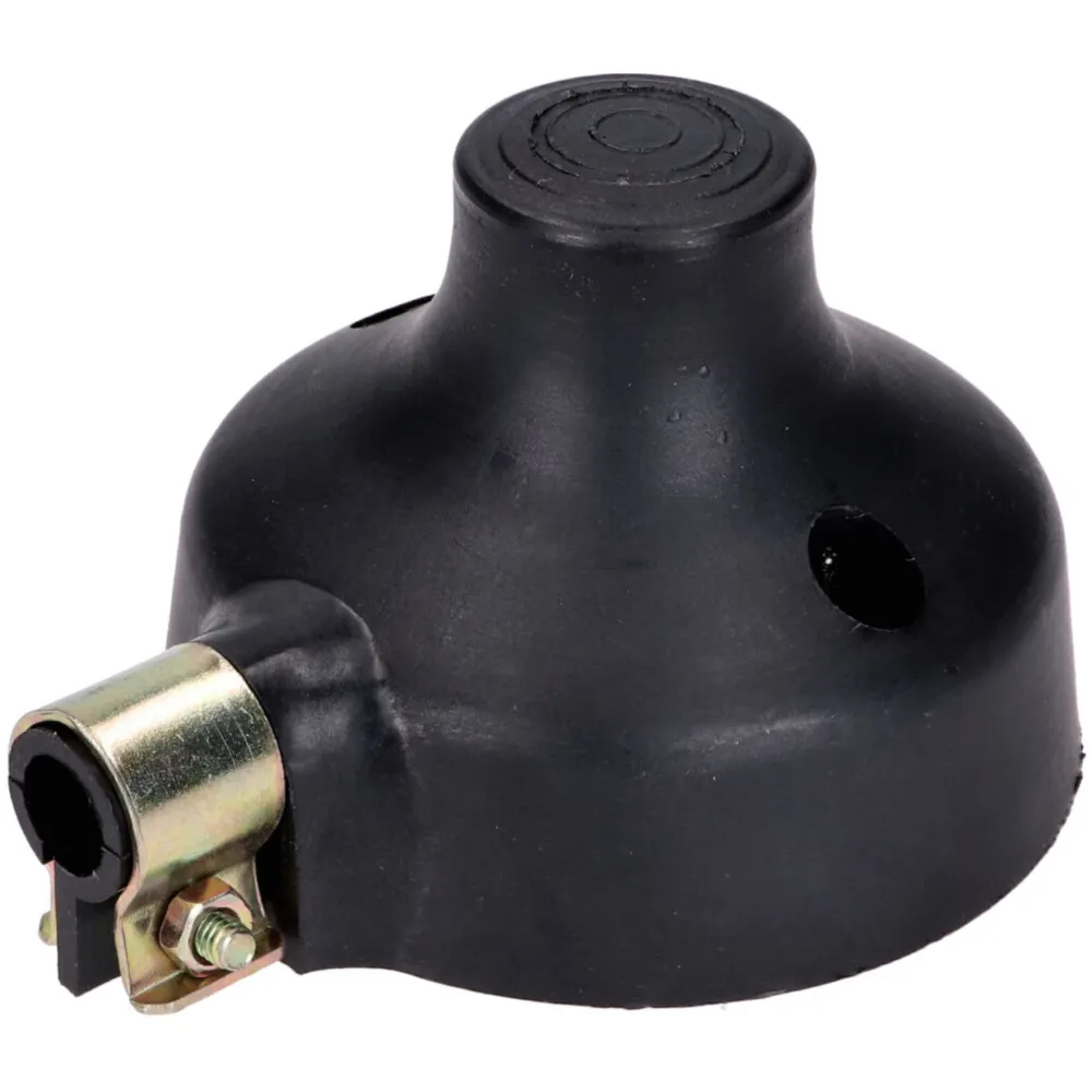 Lampenträger / Rückteil Blinker 80mm rund, schwarz für Simso_1