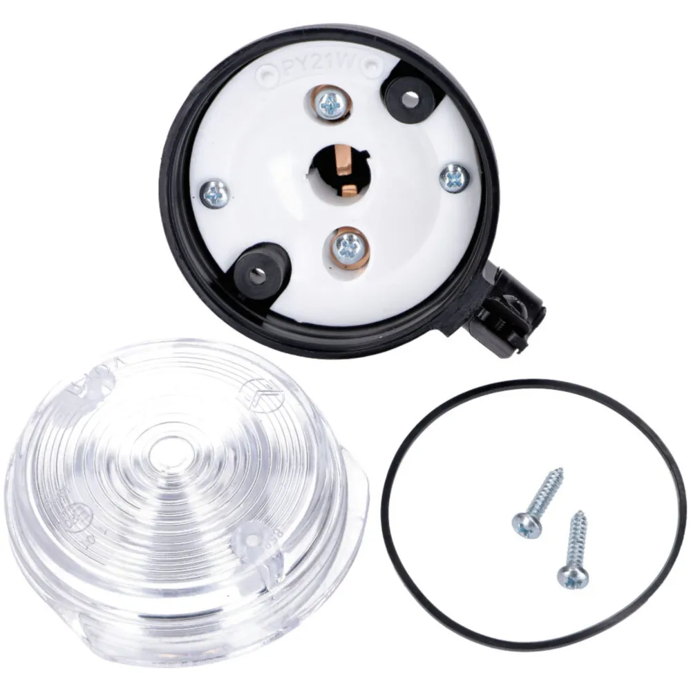 indicator light assy front 80mm white for Simson S50, S51, S_2