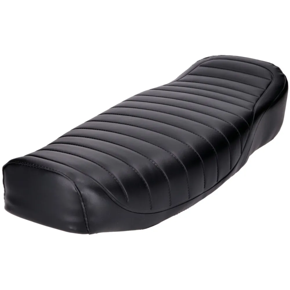 seat Enduro two-seat pleated black w/ IFA S51 logo for Simso_1