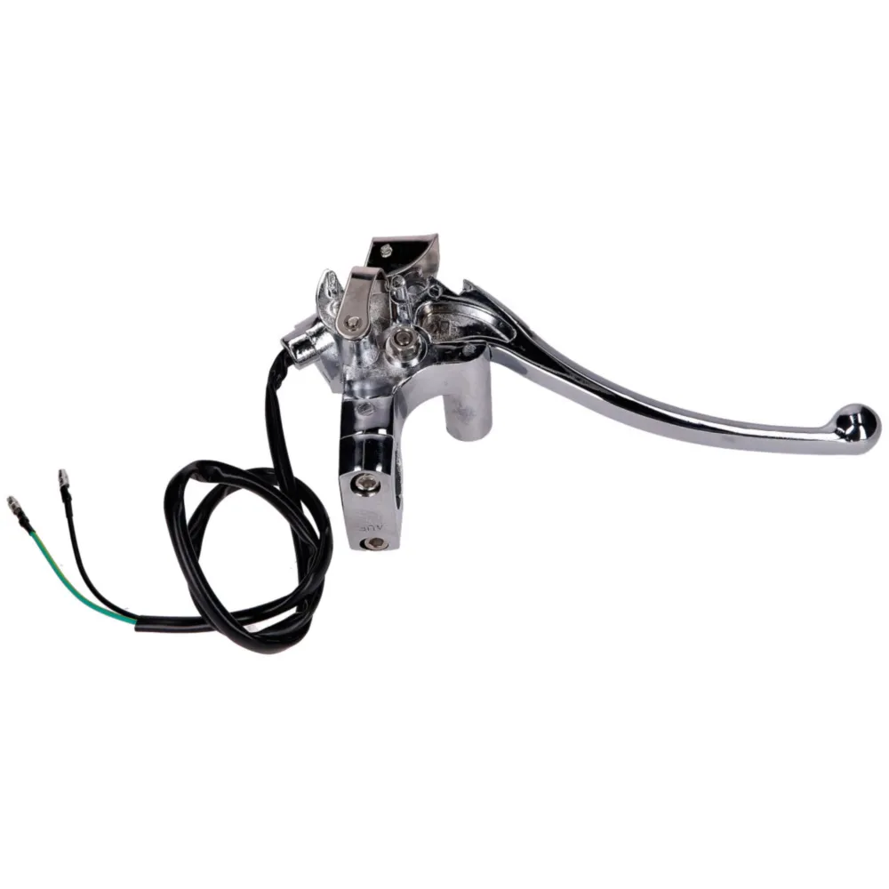 Bremsarmatur links Bremshebel Chrom inkl. M10 Spiegelaufnahm_2
