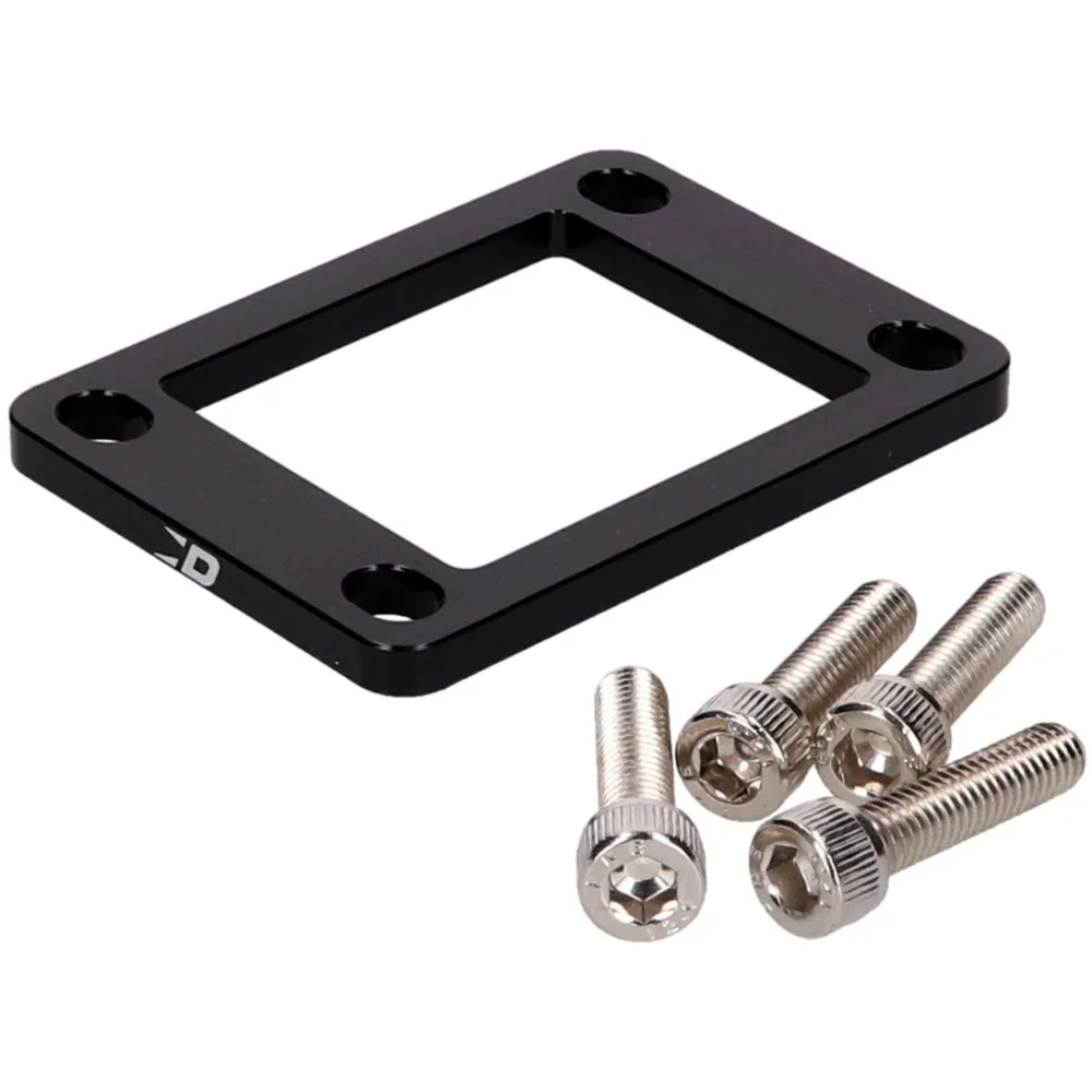 Ansaugspacer Doppler 5mm schwarz für Minarelli AM, Derbi EBE_1