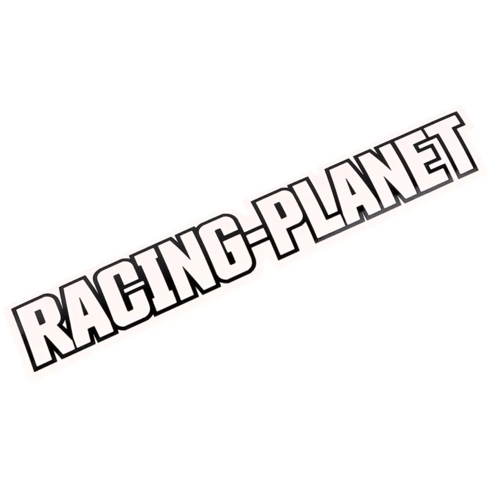 Aufkleber RACING PLANET 15x2,6cm weiß 43561_1