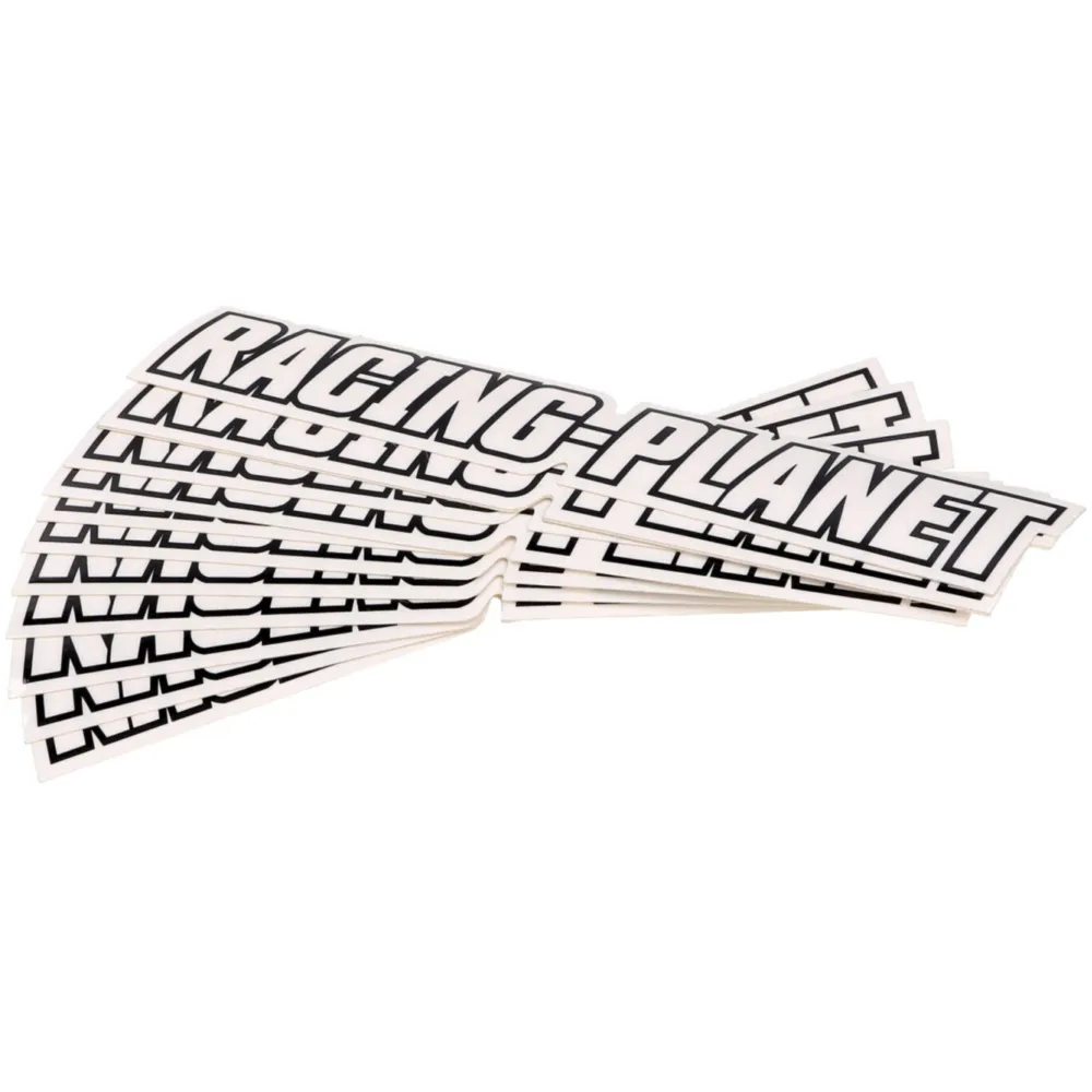 Aufkleber RACING PLANET 15x2,6cm weiß 43561_2
