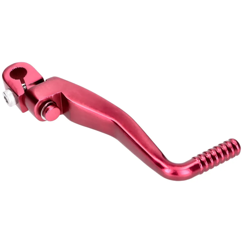 kickstart lever foldable, anodized aluminum, red for Simson _2