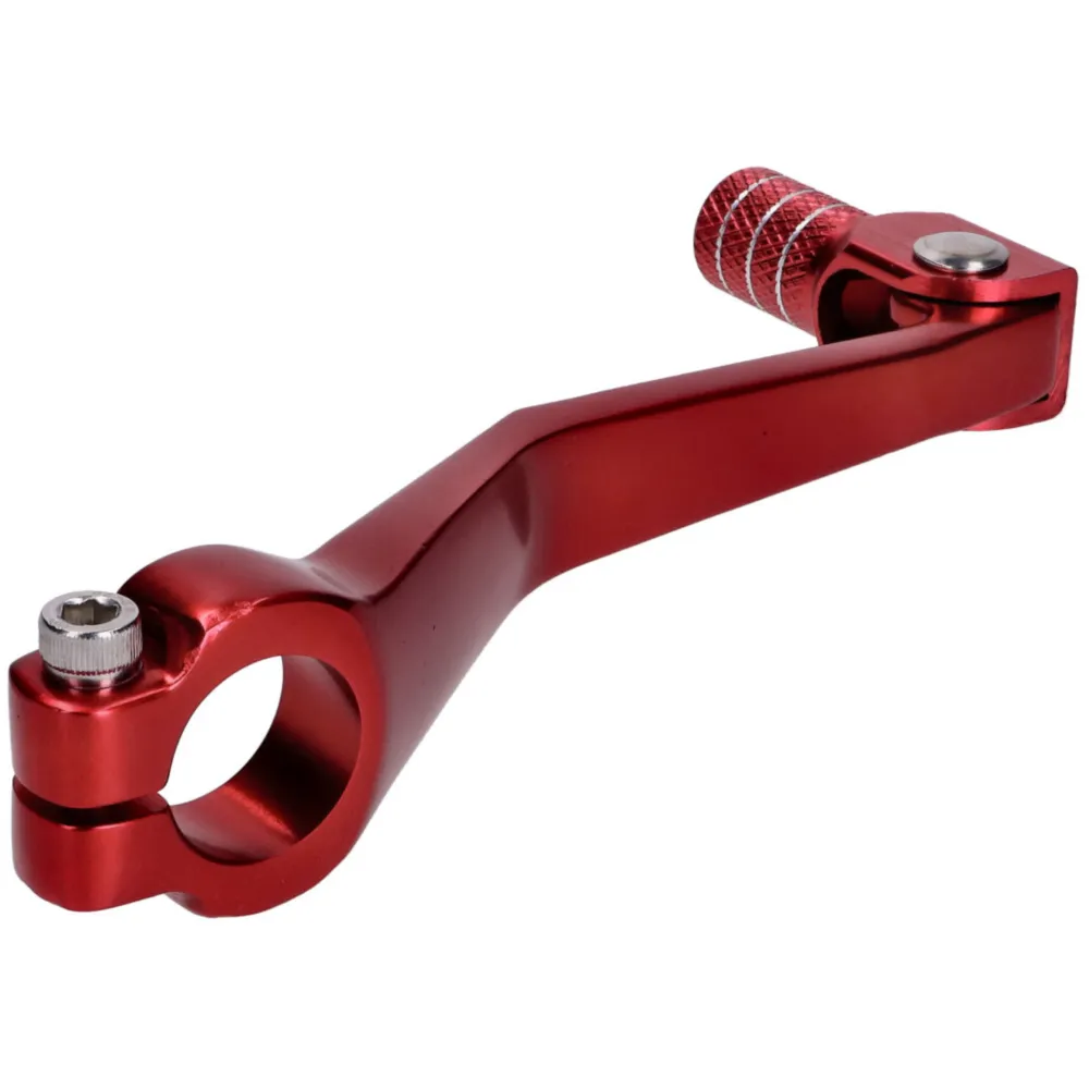 Schalthebel klappbar Aluminium rot eloxiert für Simson S50, _1