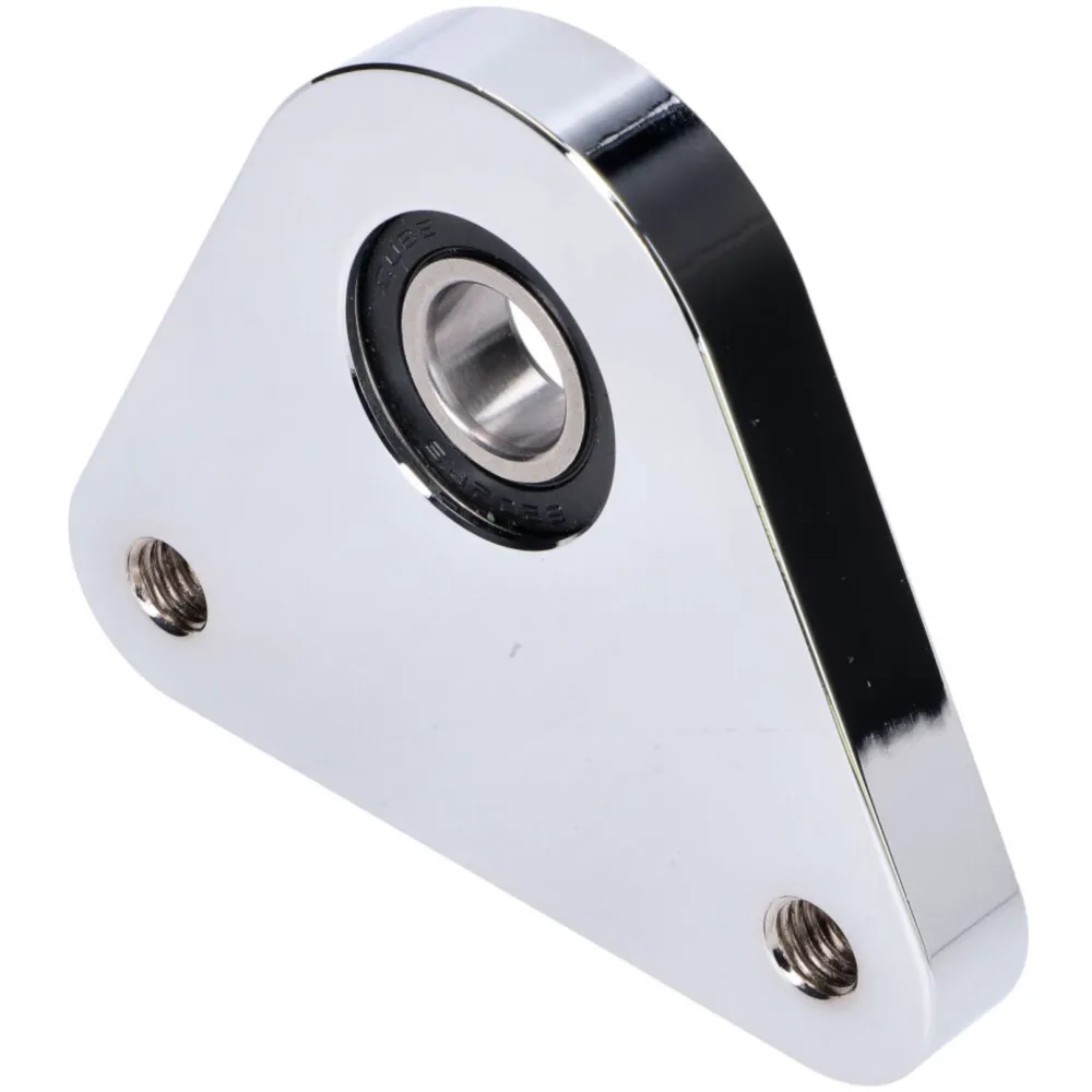 rear wheel bearing plate swiing racing aluminum chrome for P_1