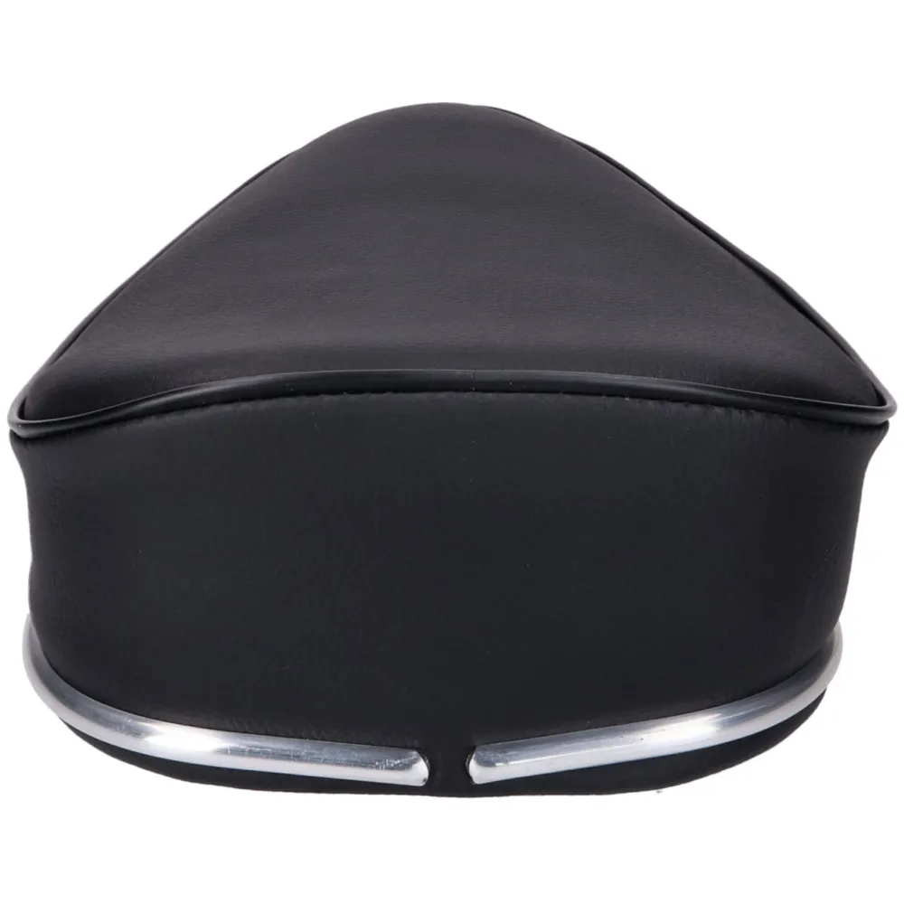 saddle / seat black with chrome trim, 22mm clamp for moped 4_1