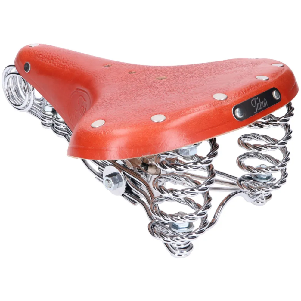 saddle / seat Tabor 240 Classic barrel spring - cognac TB442_1