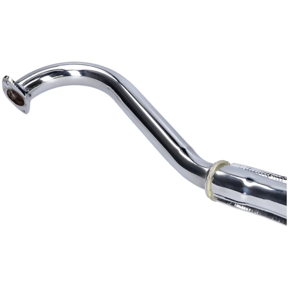 exhaust 28mm chromed original look 2-piece for Puch Maxi 443_1