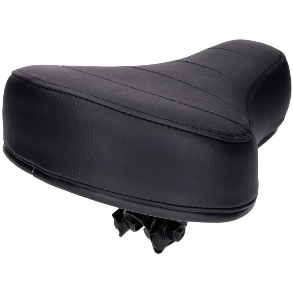 saddle / seat flat 60mm quilted black for Puch, Kreidler, Zü_2