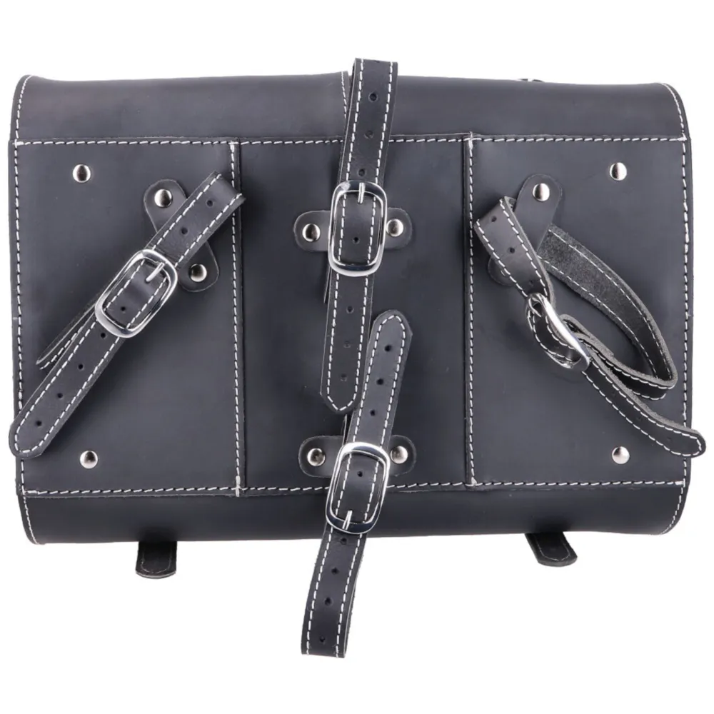 Lederkoffer Echtleder schwarz ca. 26 Liter 38x27x26 für Vesp_2