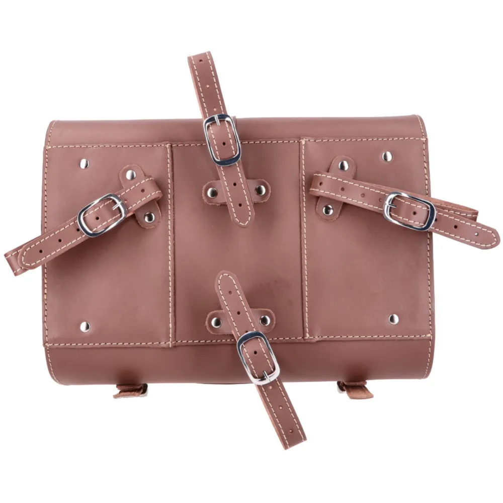 Lederkoffer Echtleder braun ca. 26 Liter 38x27x26 für Vespa _2