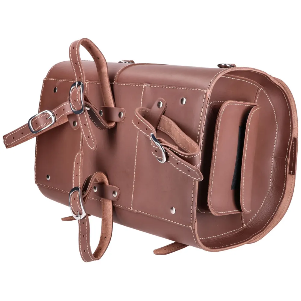 Lederkoffer Echtleder braun ca. 26 Liter 38x27x26 für Vespa _3
