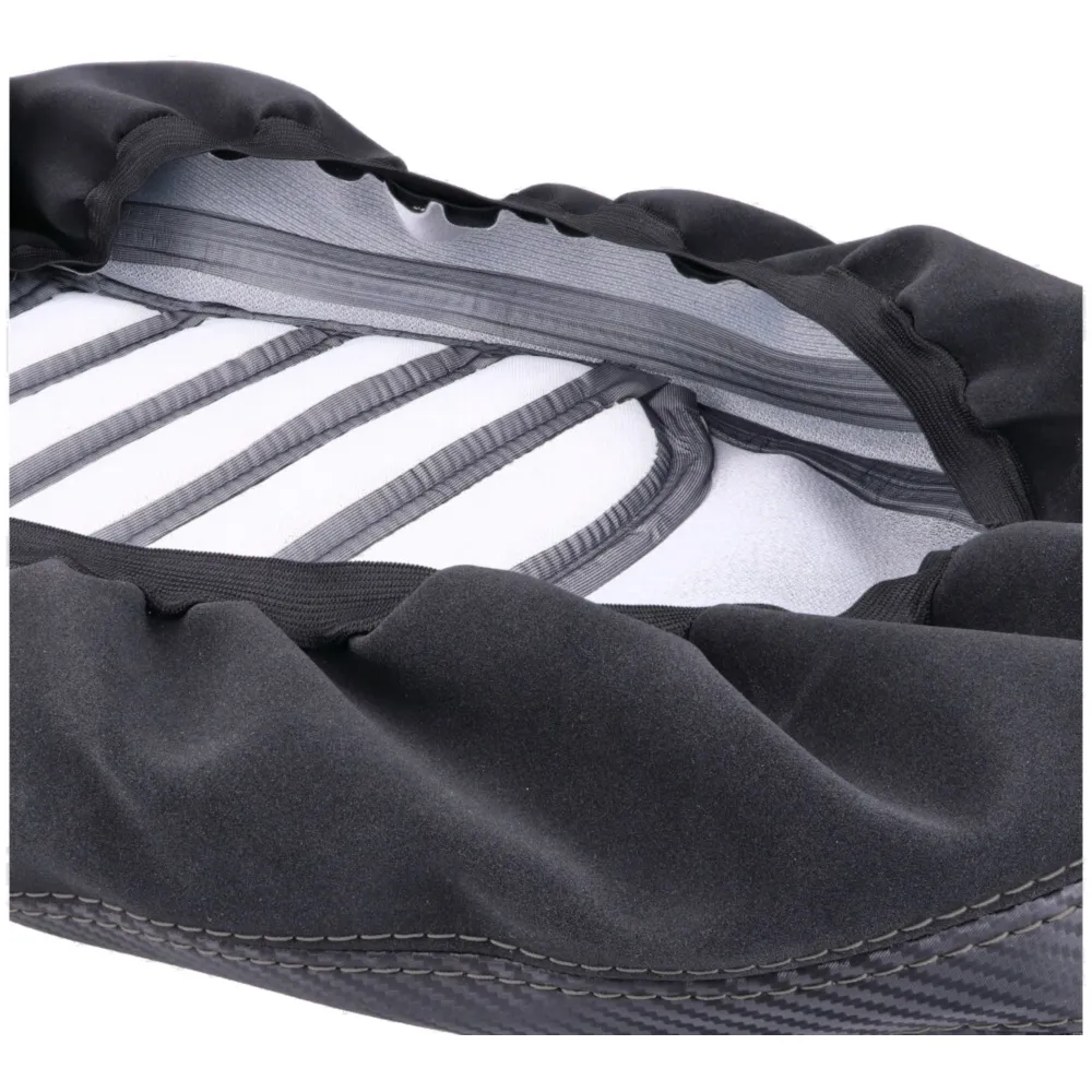 seat cover black, grey stitch seam for Vespa GTS 125, 300 48_3