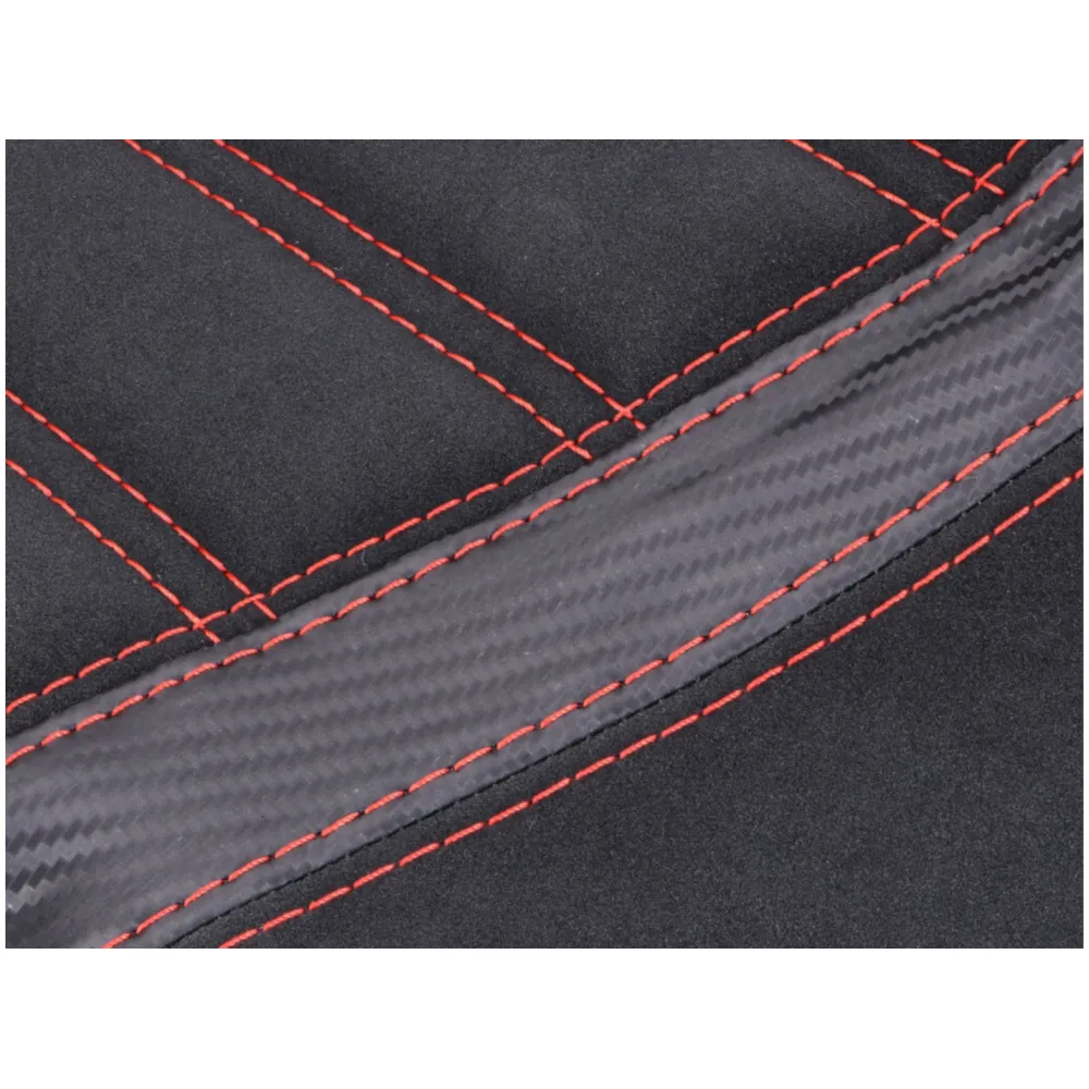 seat cover black, red stitch seam for Vespa GTS 125, 300 488_1