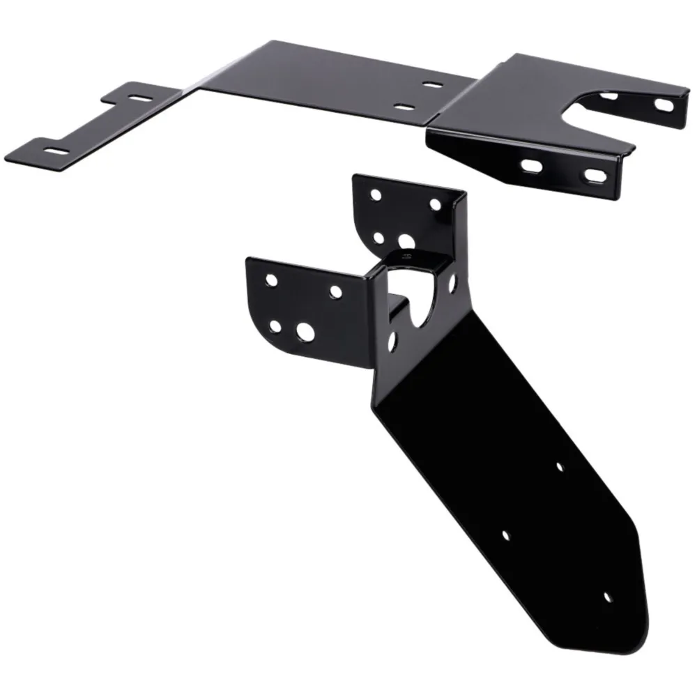 number plate holder w/ splash guard black coated for Rieju M_2