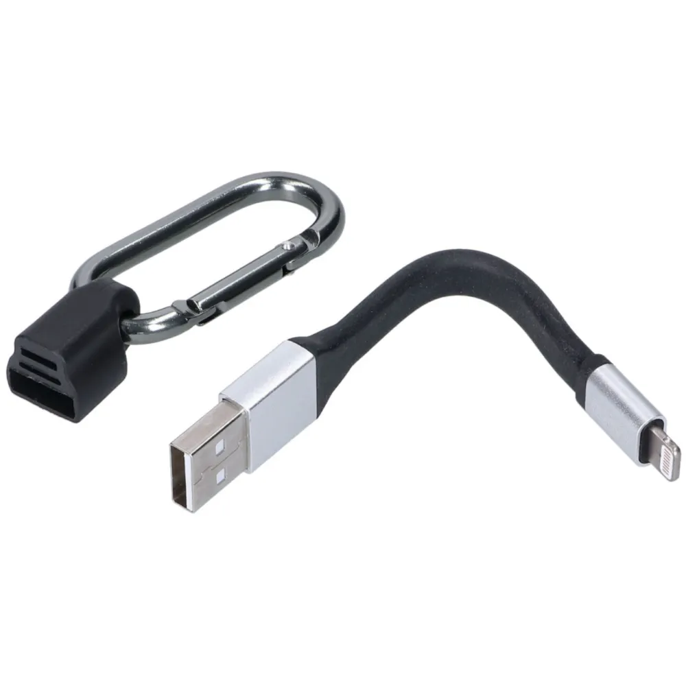 Ladekabel Schlüsselanhänger 10cm USB auf Lightning Stecker 4_1