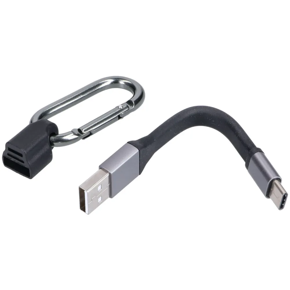 charging cable keychain 10cm USB to USB-C plug 49530_1