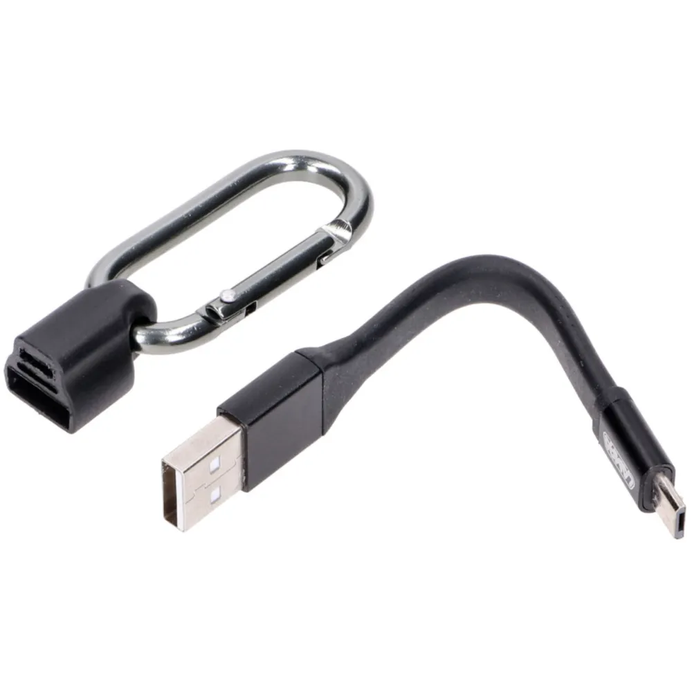charging cable keychain 10cm USB-A to Micro USB 49531_1