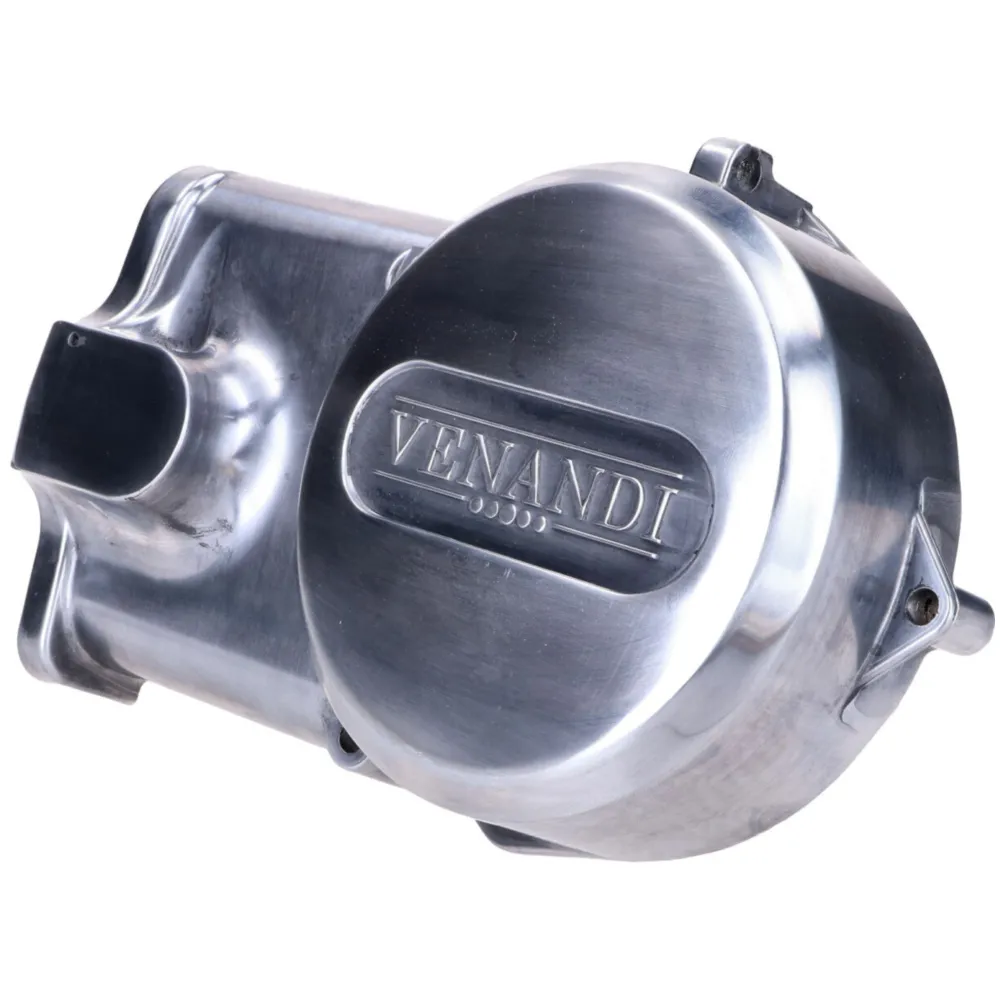 Alternator cover Venandi polished with lettering for Simson _2