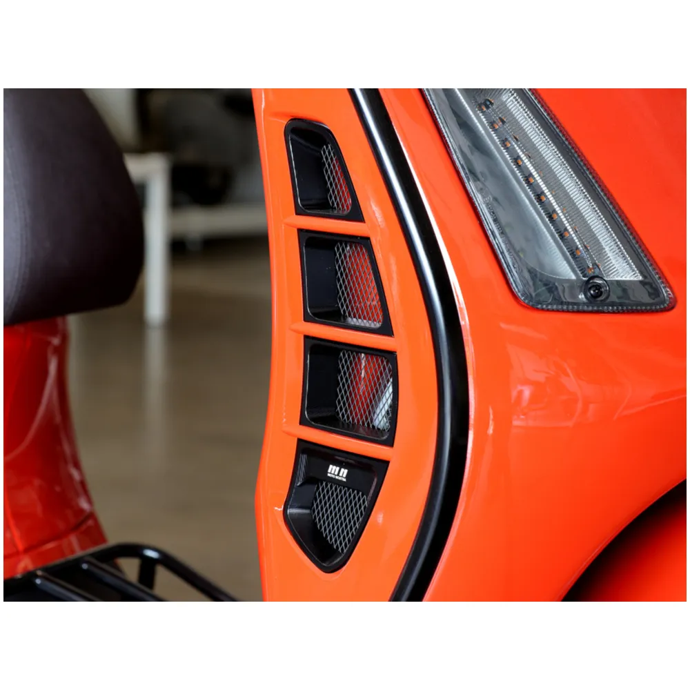 luggage compartment grille, ventilation grille set Moto Nost_2