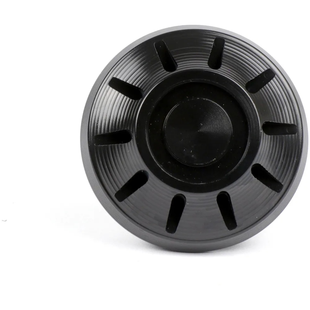 Cap wheel nut / rim Ø=35mm -MOTO NOSTRA, CNC, shiny black- V_1