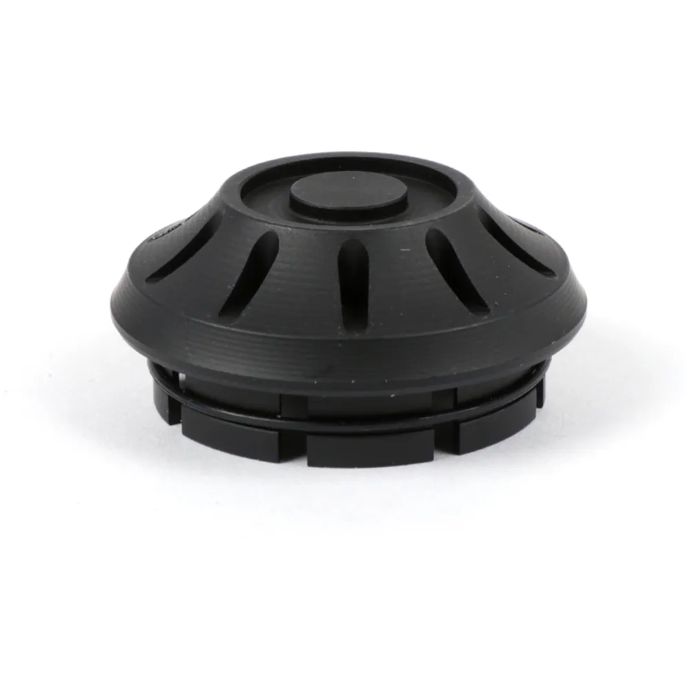 Cap wheel nut / rim Ø=35mm -MOTO NOSTRA, CNC, black mat- Ves_2