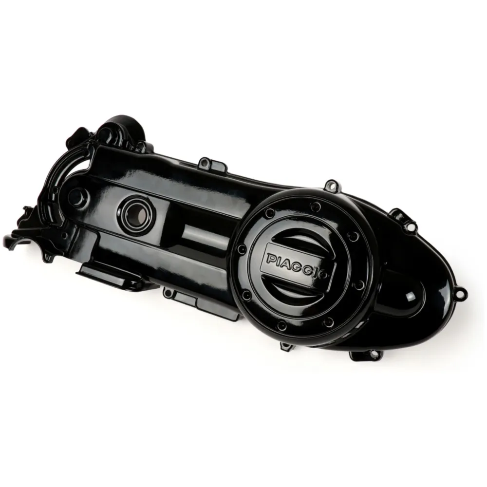 Variator cover -MOTO NOSTRA, glossy black- Vespa Primavera 5_1