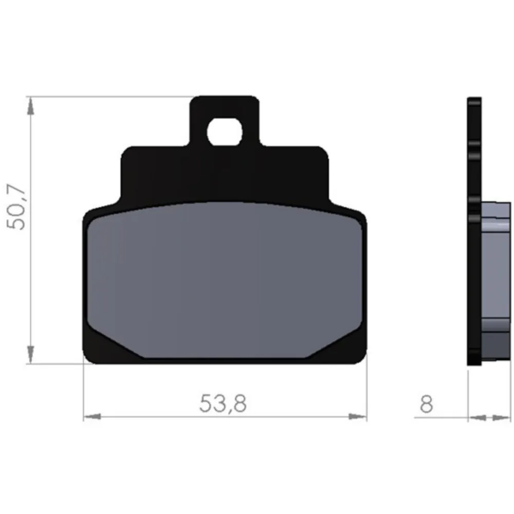 Brake pads -BGM 54x50.7mm- APRILIA Leonardo 125cc 4-stroke 1_1