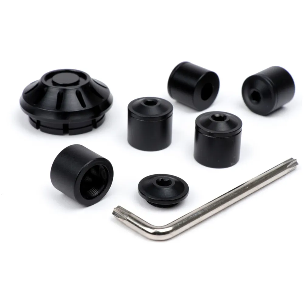 Caps- Set wheel nut / rim Ø=35mm -MOTO NOSTRA, CNC, black sh_3