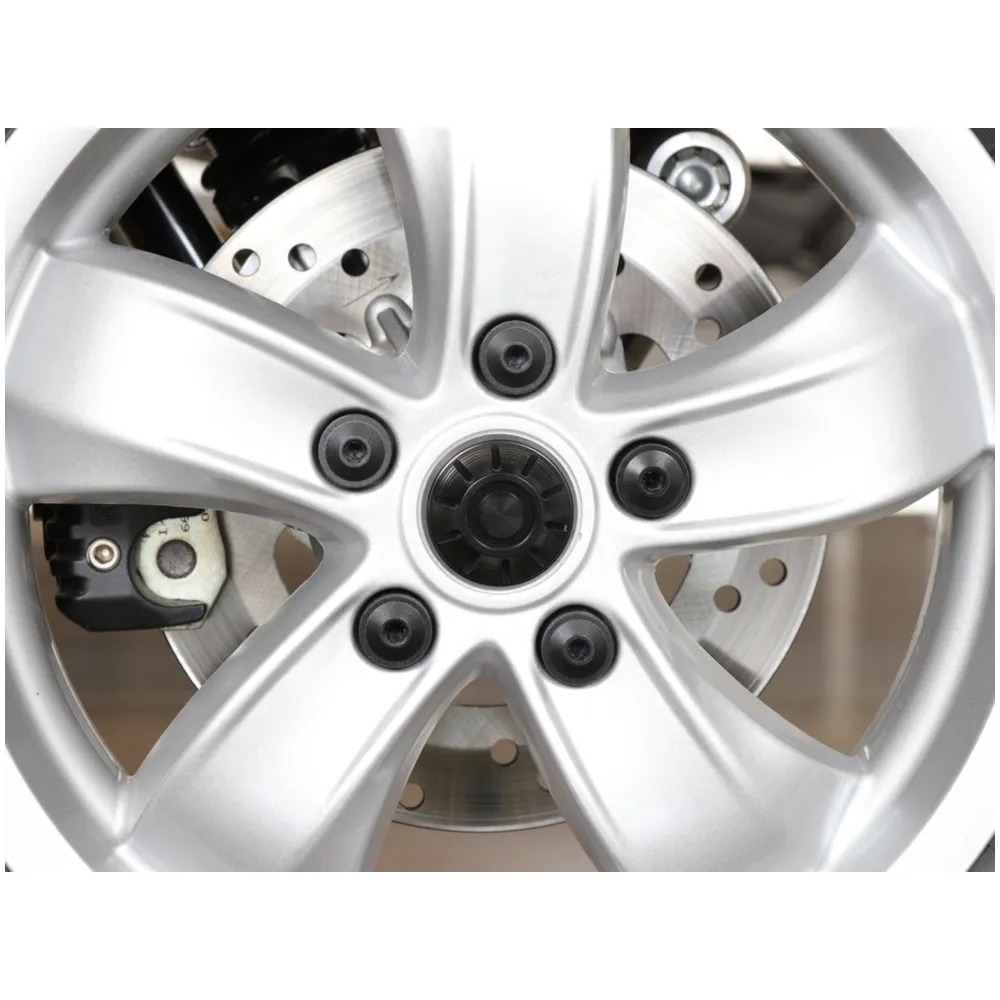 Caps- Set wheel nut / rim Ø=35mm -MOTO NOSTRA, CNC, black ma_2