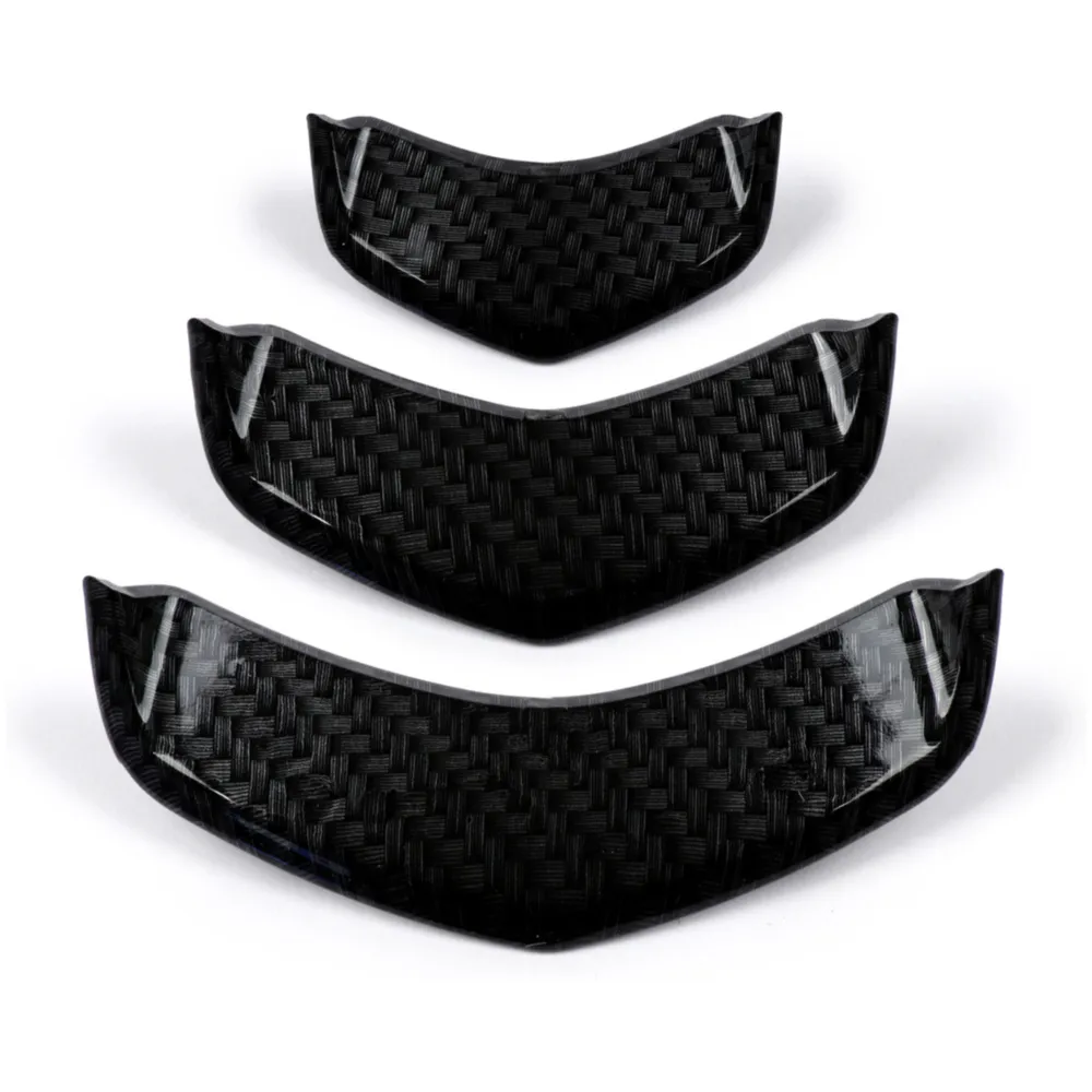 Horn grill insert, chevron set -MOTO NOSTRA, carbon style- V_3