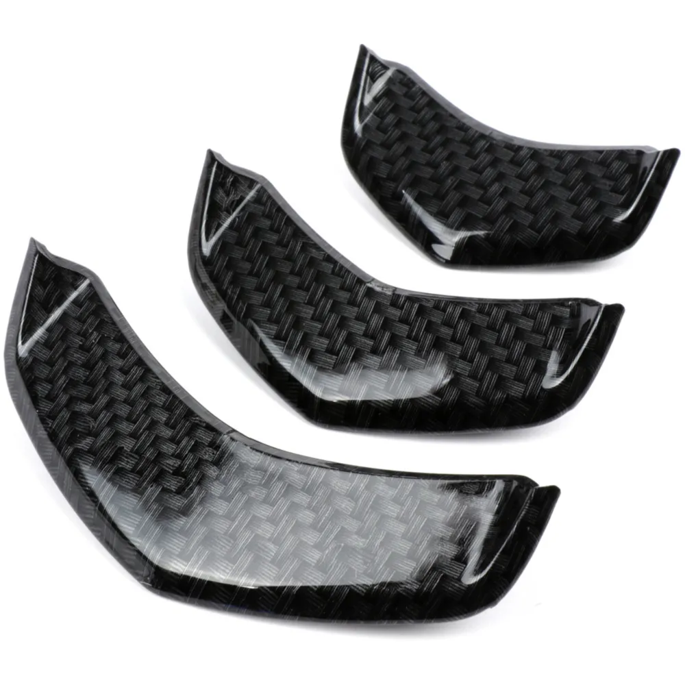 Horn grill insert, chevron set -MOTO NOSTRA, carbon style- V_2