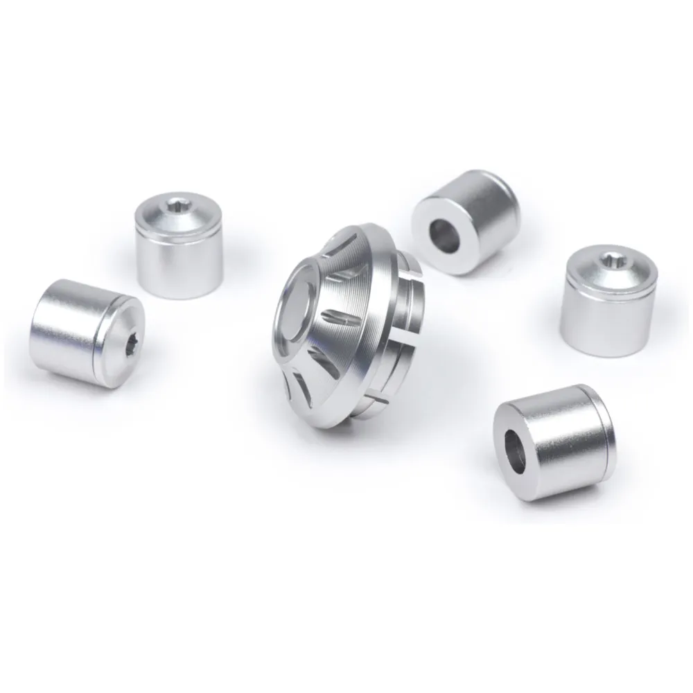 Caps- Set wheel nut / rim Ø=35mm -MOTO NOSTRA, CNC, silver- _1