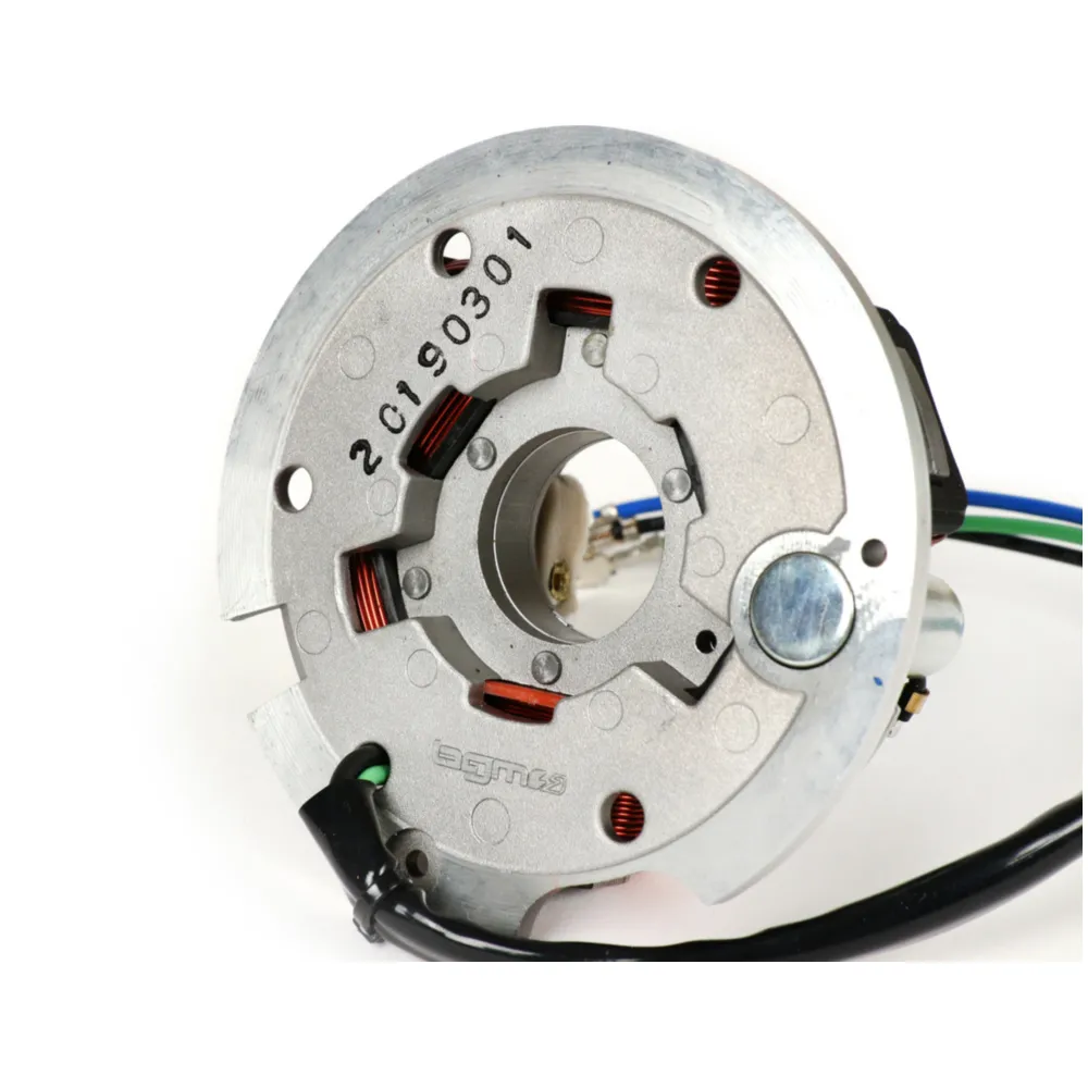 Zündung BGM ORIGINAL Grundplatte Kontaktzündung 3 Kabel 12V _1
