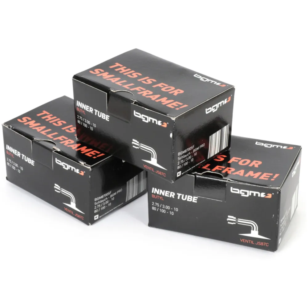 Schlauch-Set (3x) BGM PRO 10 Zoll 3.00-10, 90/90-10 Vespa Sm_1