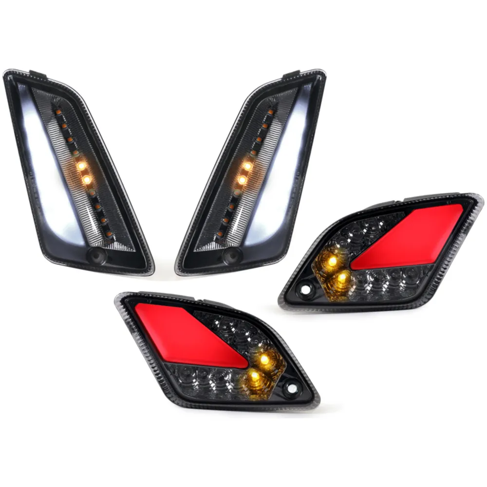 Blinker set front+rear Moto Nostra black tinted dynamic LED _2