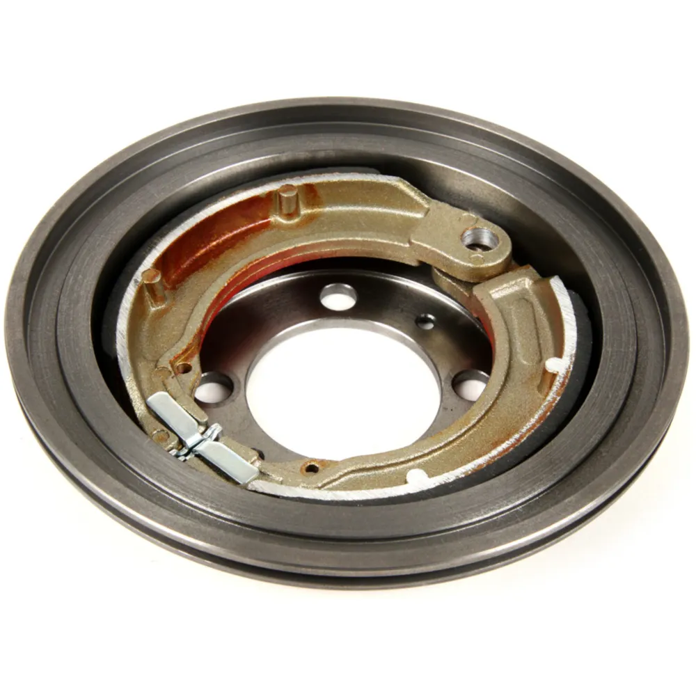 Brake drum, rear 8" incl. brake shoes, 1 anchor pin -BGM PRO_1