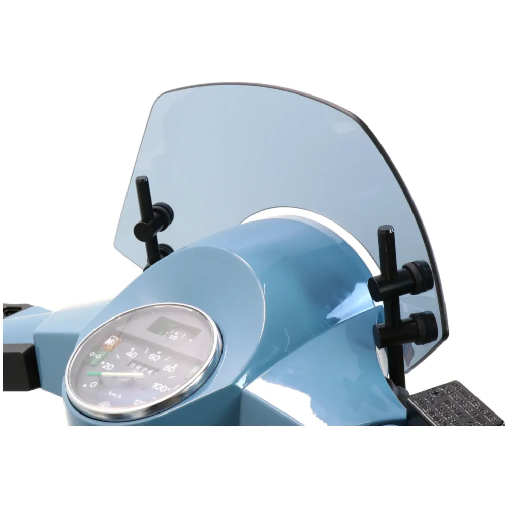 Flyscreen with black brackets -MOTO NOSTRA, w=340mm, h=105mm_1