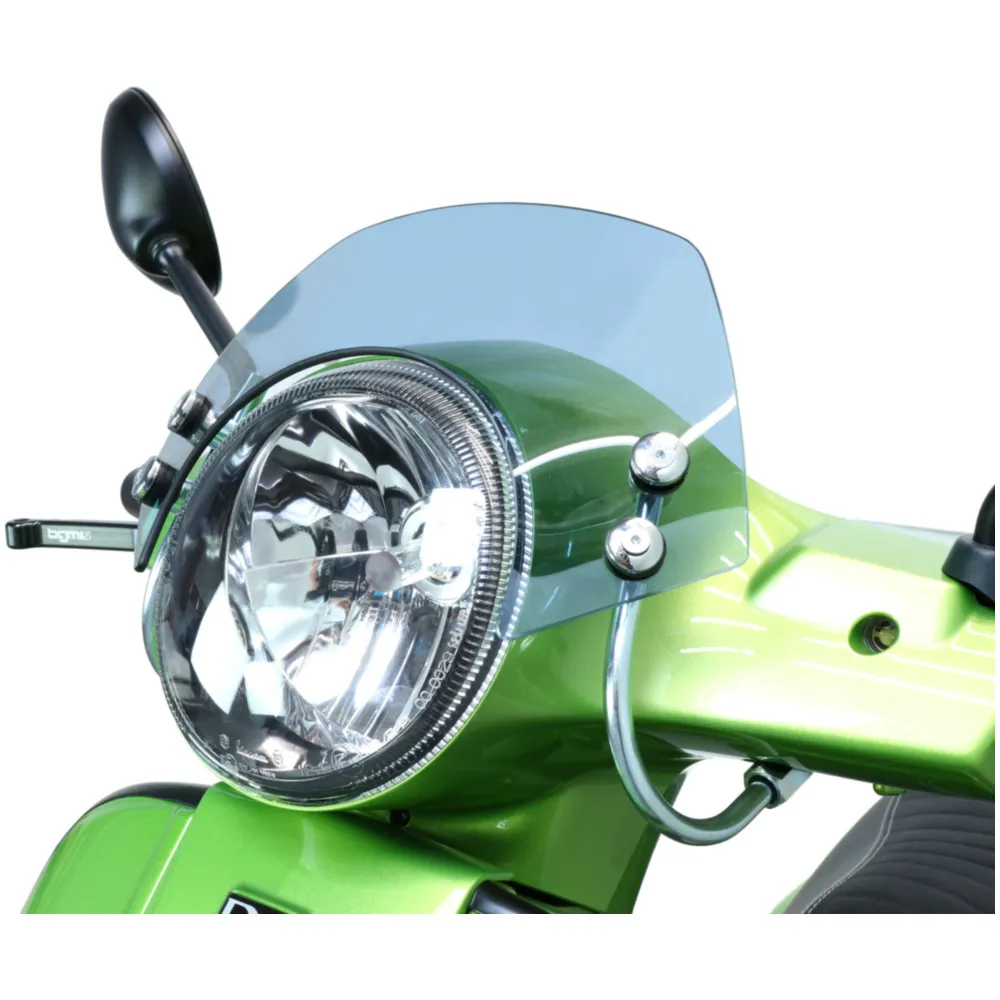 Windschutzscheibe mit verchromten Haltern Moto Nostra b=340m_3