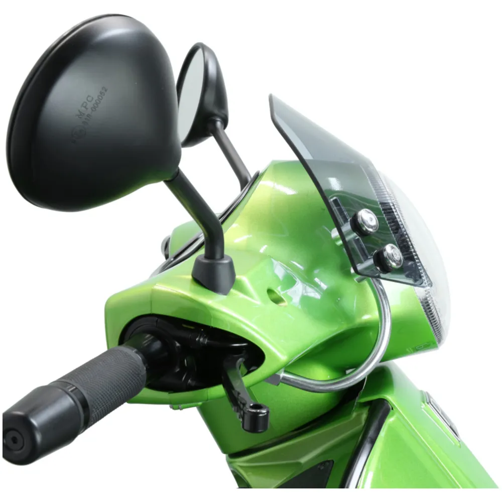 Windschutzscheibe mit verchromten Haltern Moto Nostra b=340m_1