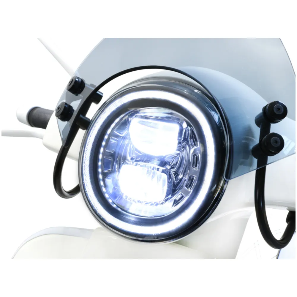 Scheinwerfer Moto Nostra LED HighPower, verchromter Reflekto_2