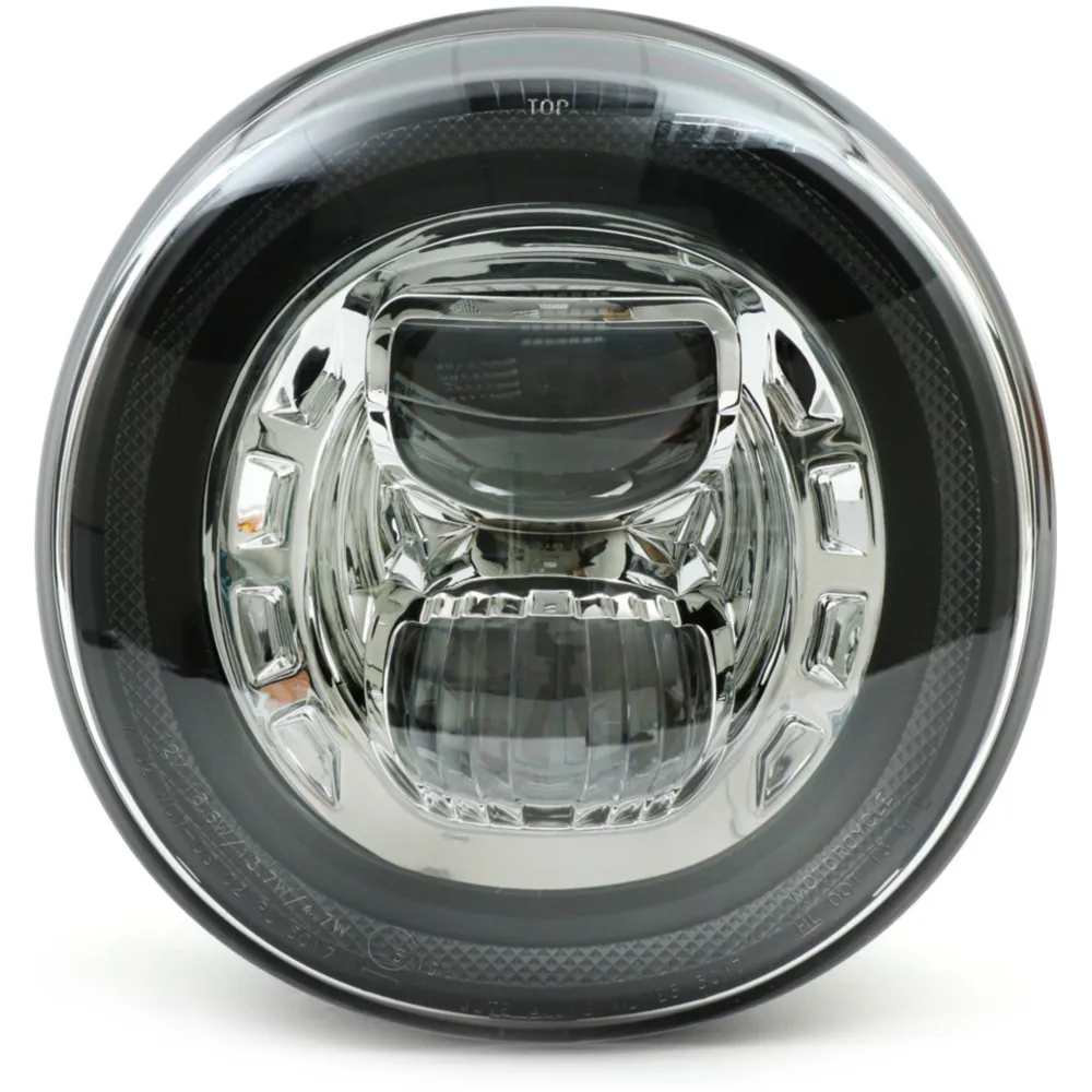 Scheinwerfer Moto Nostra LED HighPower, verchromter Reflekto_1