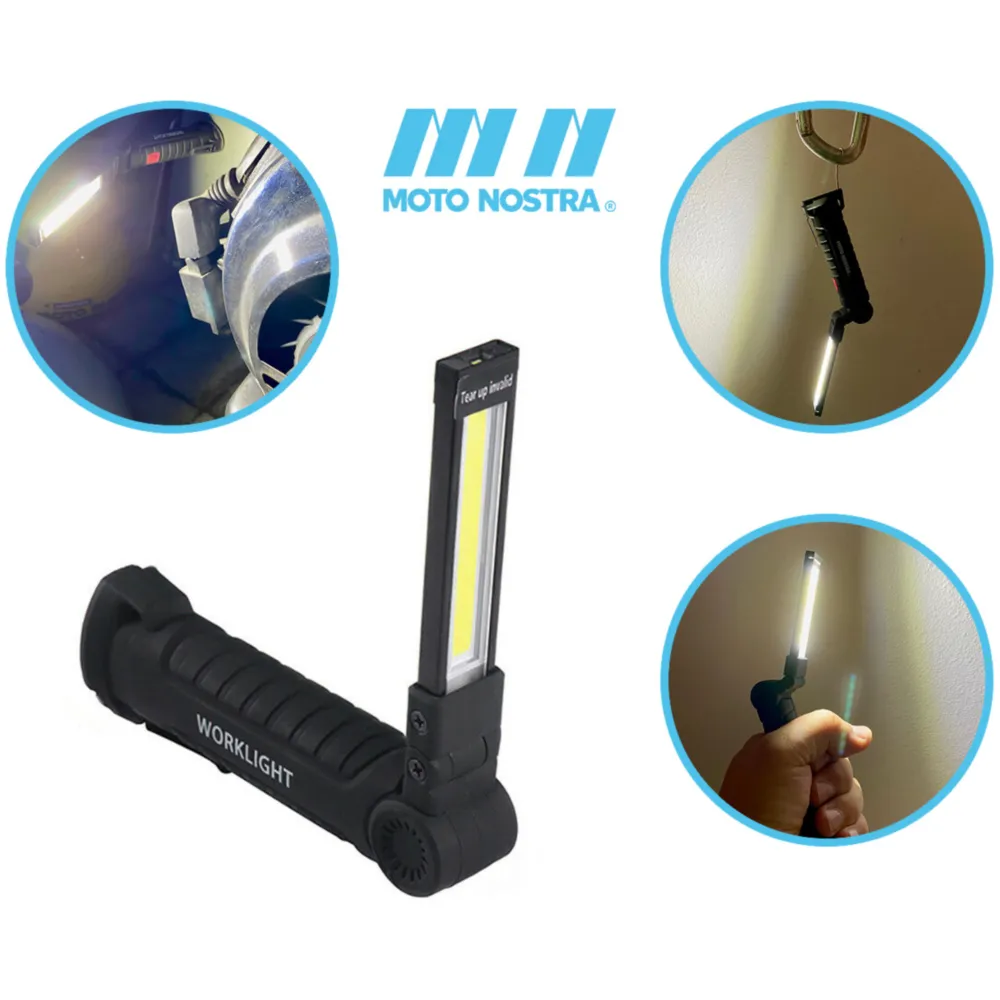 Taschenlampe Inspektionsleuchte Moto Nostra cob LED mit Magn_2