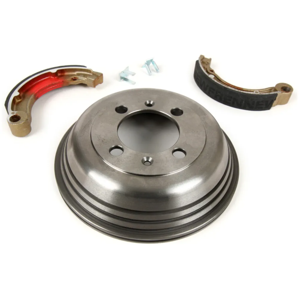Brake drum, rear 8" incl. brake shoes, 2 anchor pins -BGM PR_3
