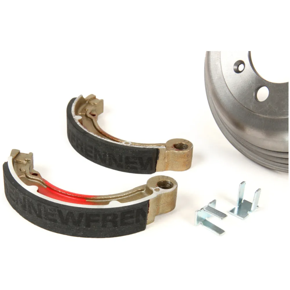 Brake drum, rear 8" incl. brake shoes, 2 anchor pins -BGM PR_2